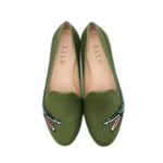 Load image into Gallery viewer, canvas alligator slipper shoe
