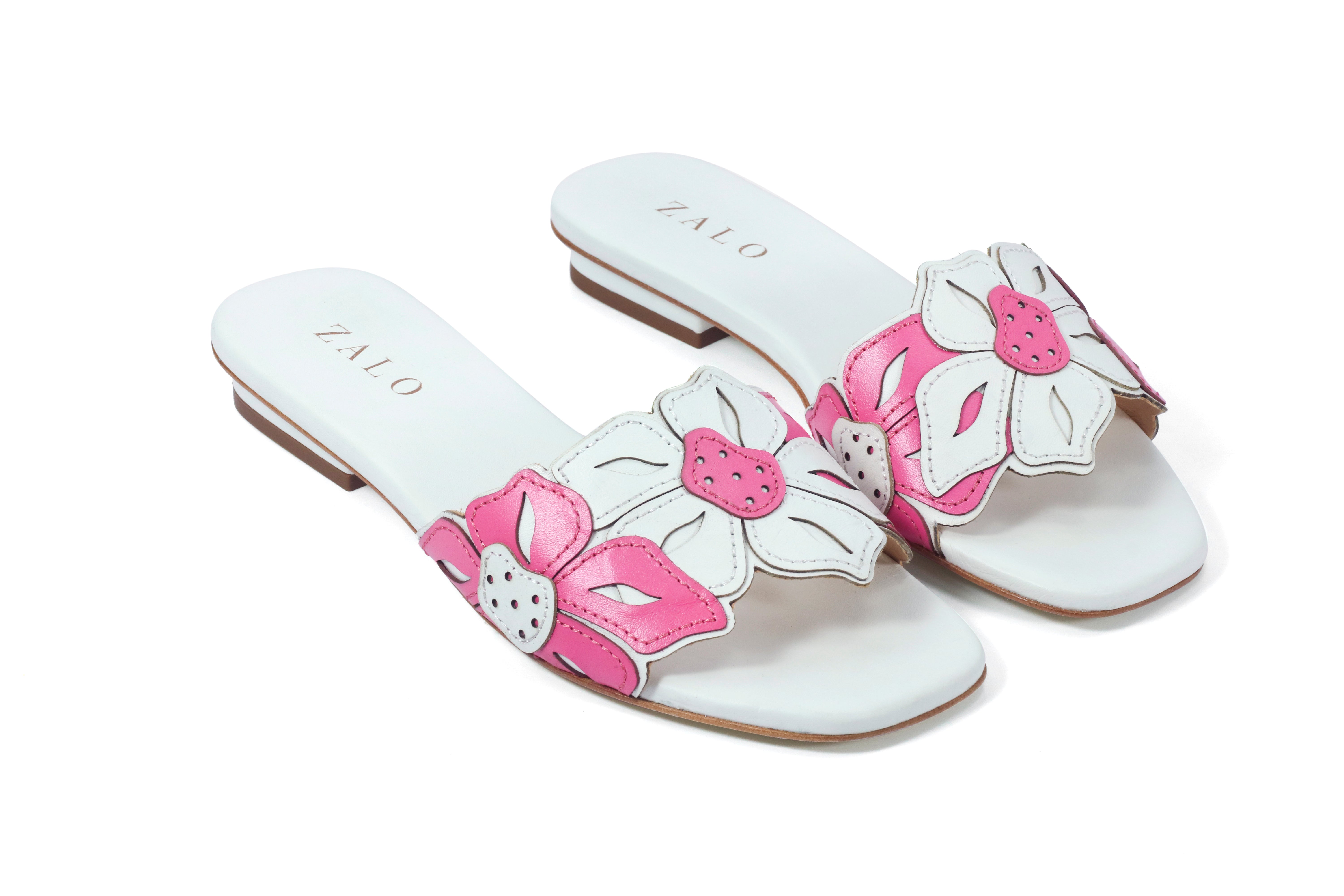 Flora Slide White