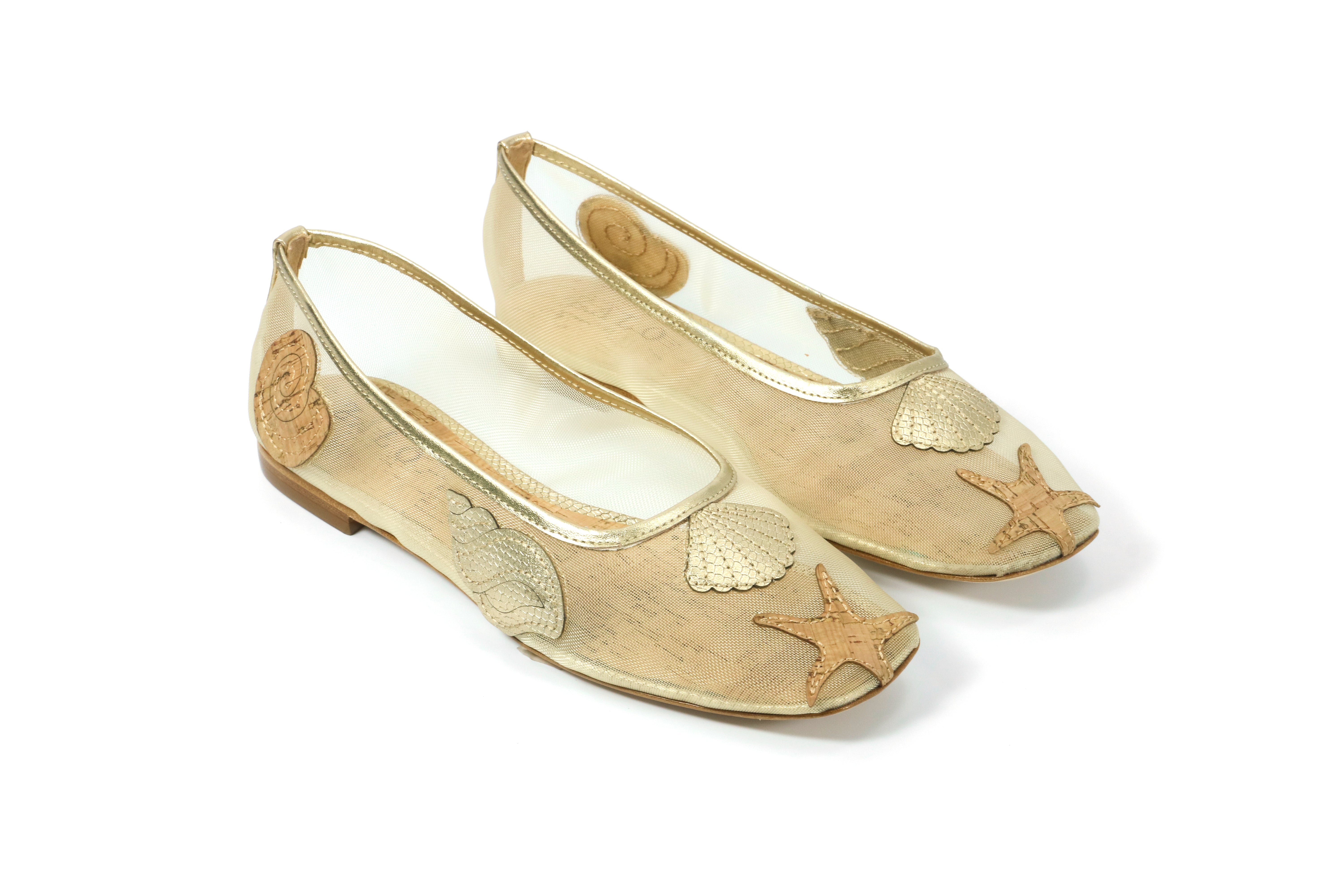 Sylvie Shell Ballet Gold