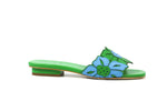 Load image into Gallery viewer, Flora Slide Green
