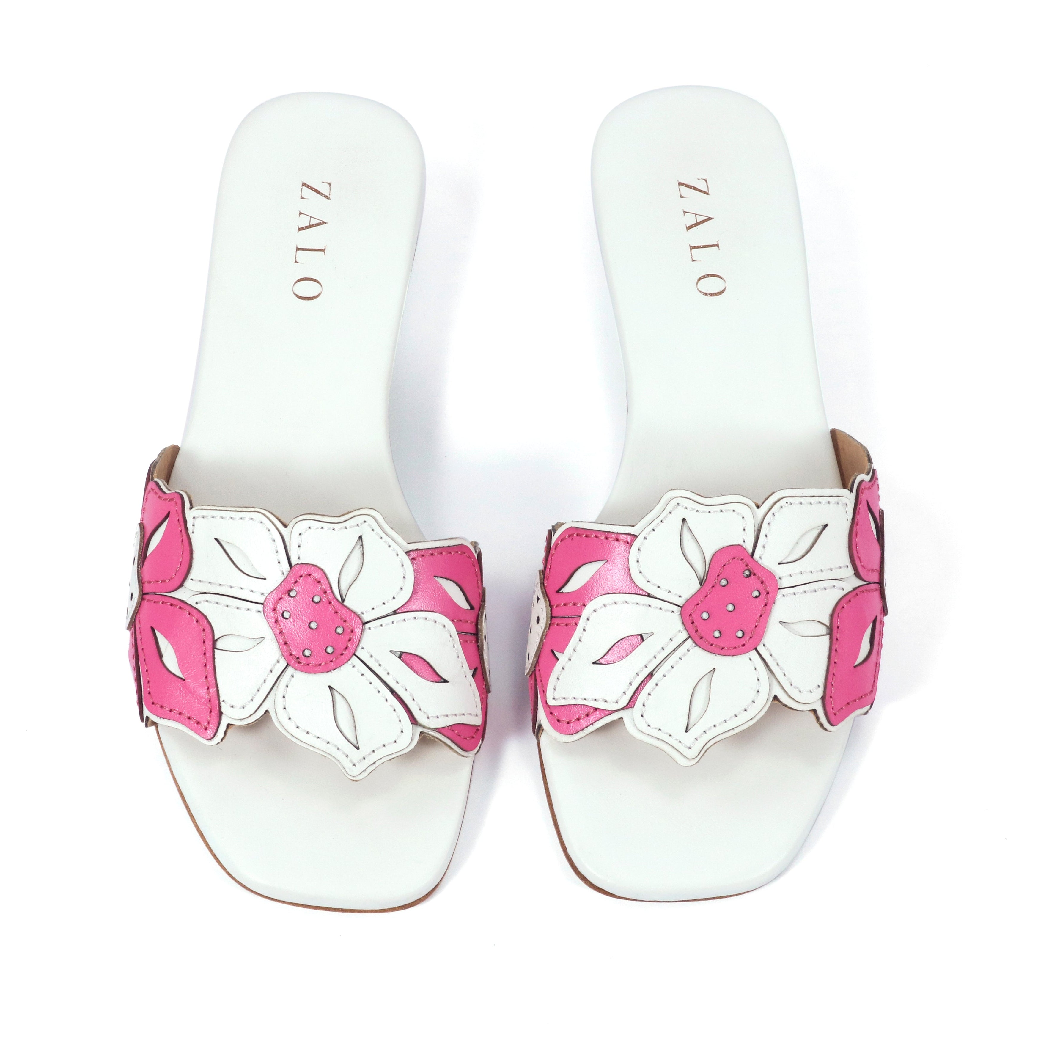 Flora Slide White