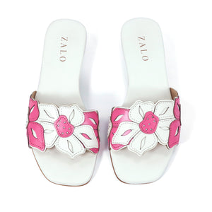 Flora Slide White