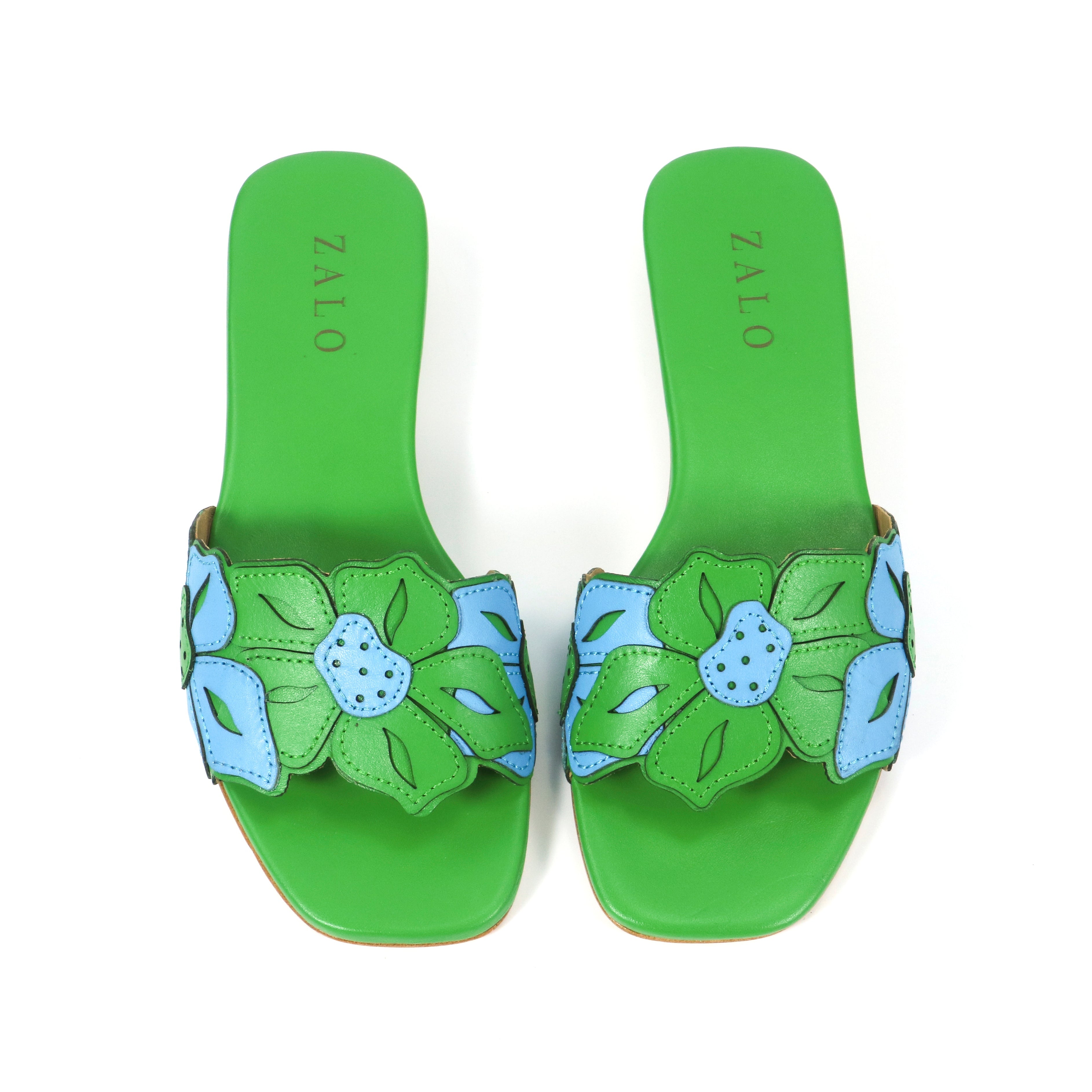 Flora Slide Green