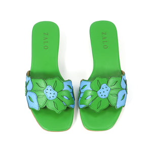 Flora Slide Green