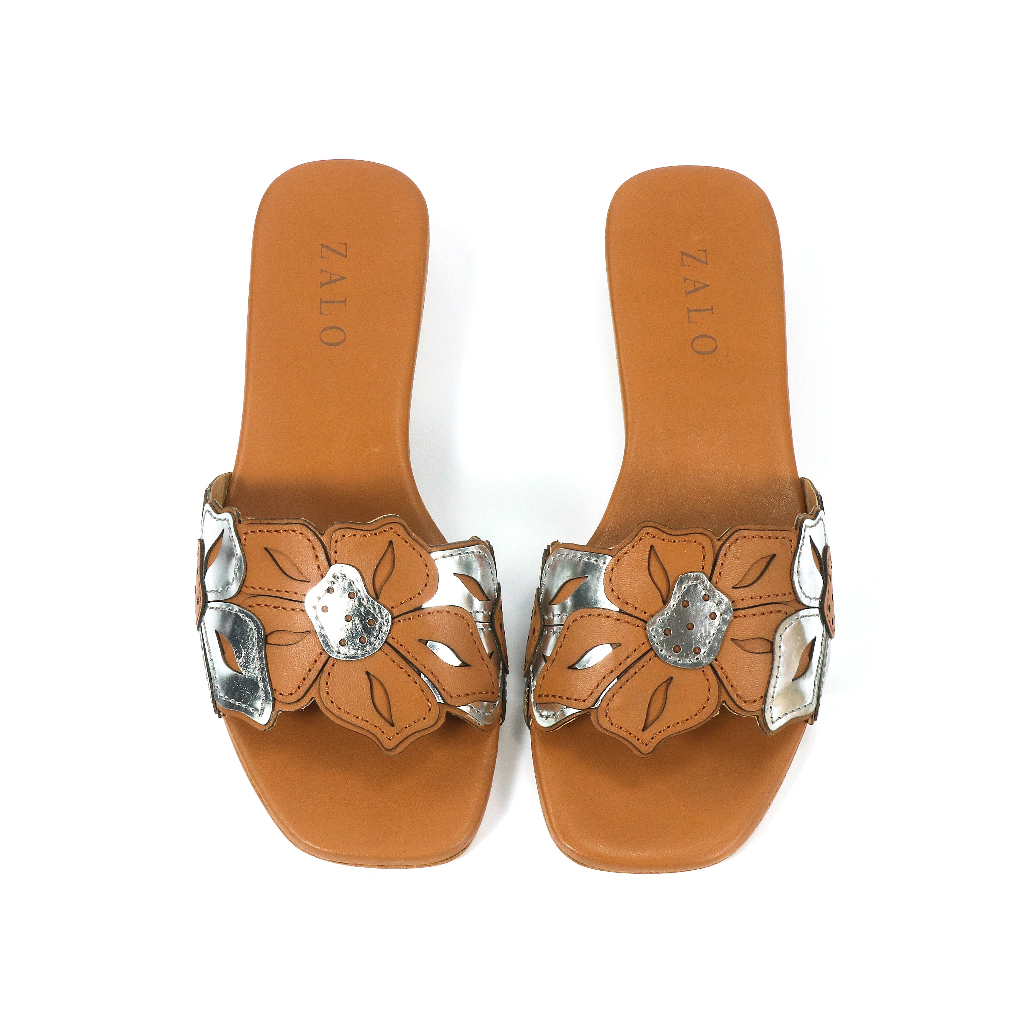 Flora Slide Tan