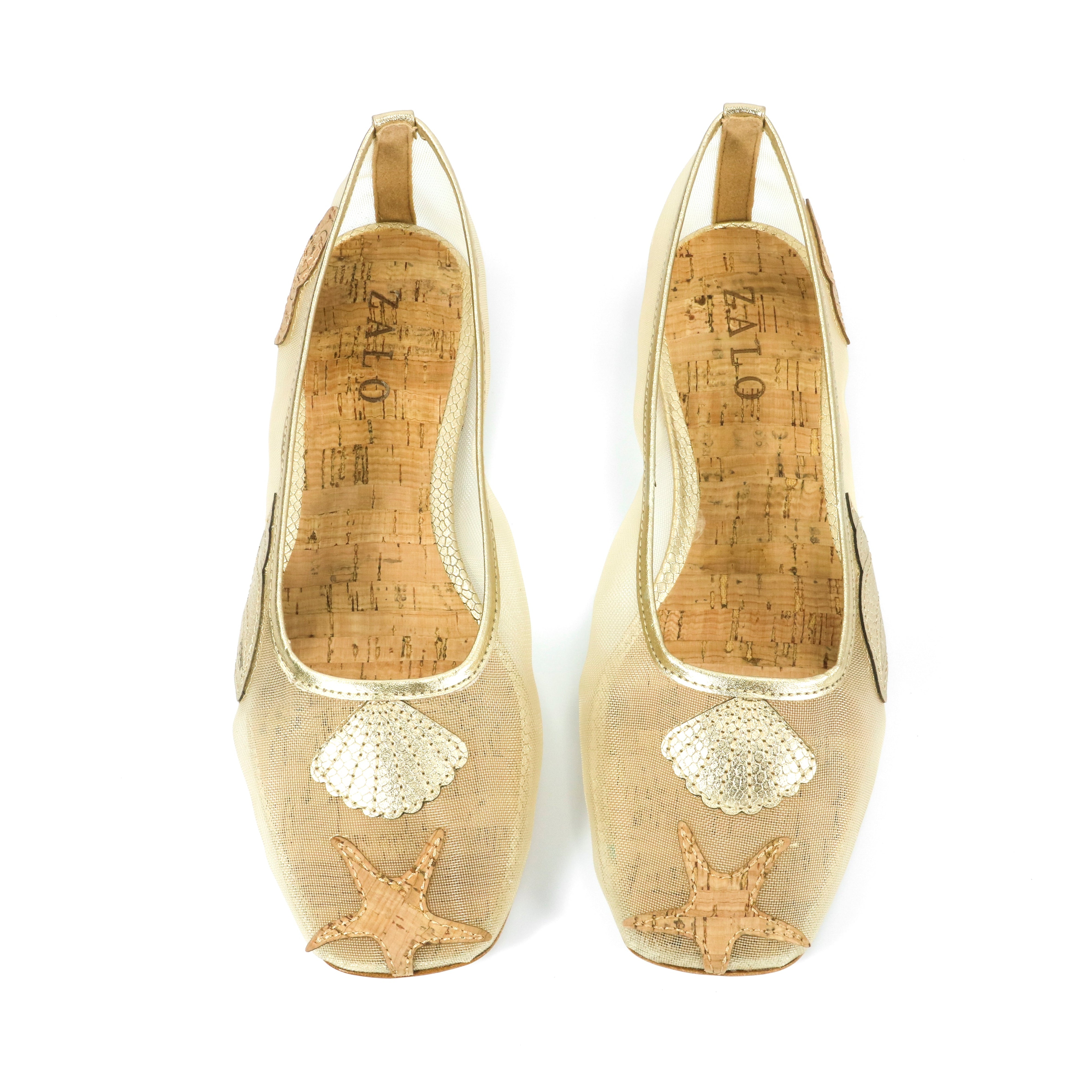 Sylvie Shell Ballet Gold