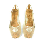 Load image into Gallery viewer, Sylvie Shell Ballet Gold

