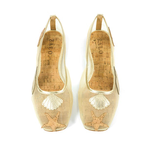 Sylvie Shell Ballet Gold