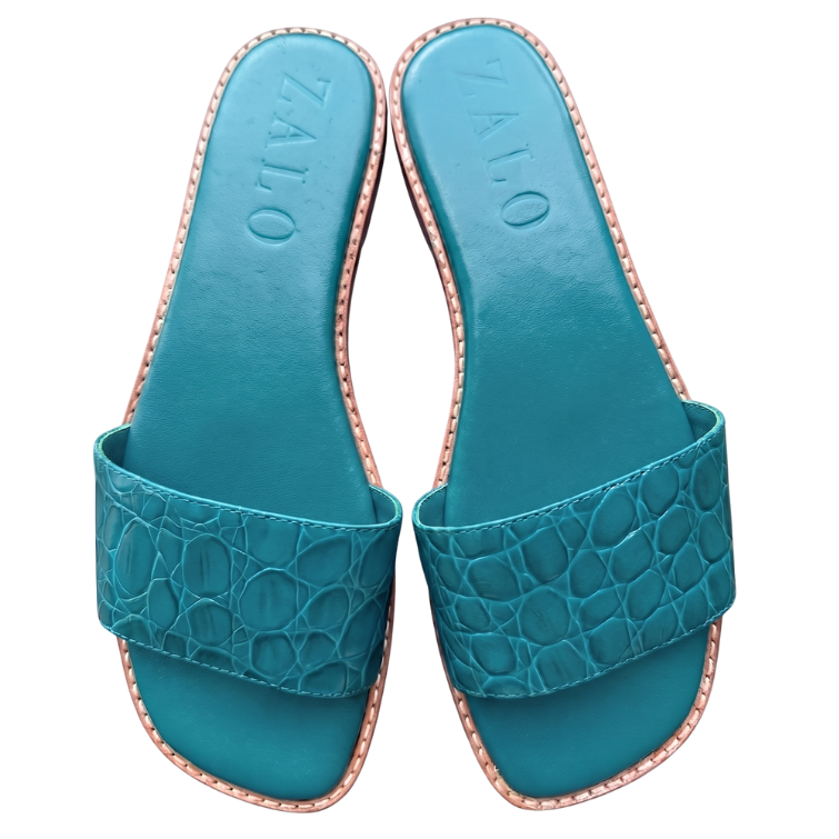 Coco Slide Teal – House of Z A L O