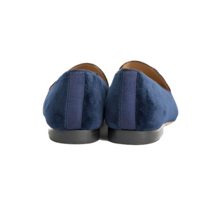 Sapphire Velvet Slipper