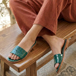 Load image into Gallery viewer, Coco Slide Teal
