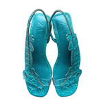 Load image into Gallery viewer, Ivy Croc Sandal Teal
