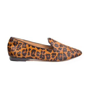 Cheetah Calf Hair Slipper