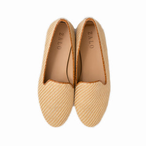 Natural Raffia Slipper