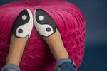 Load image into Gallery viewer, Yin Yang Calf Hair Mule
