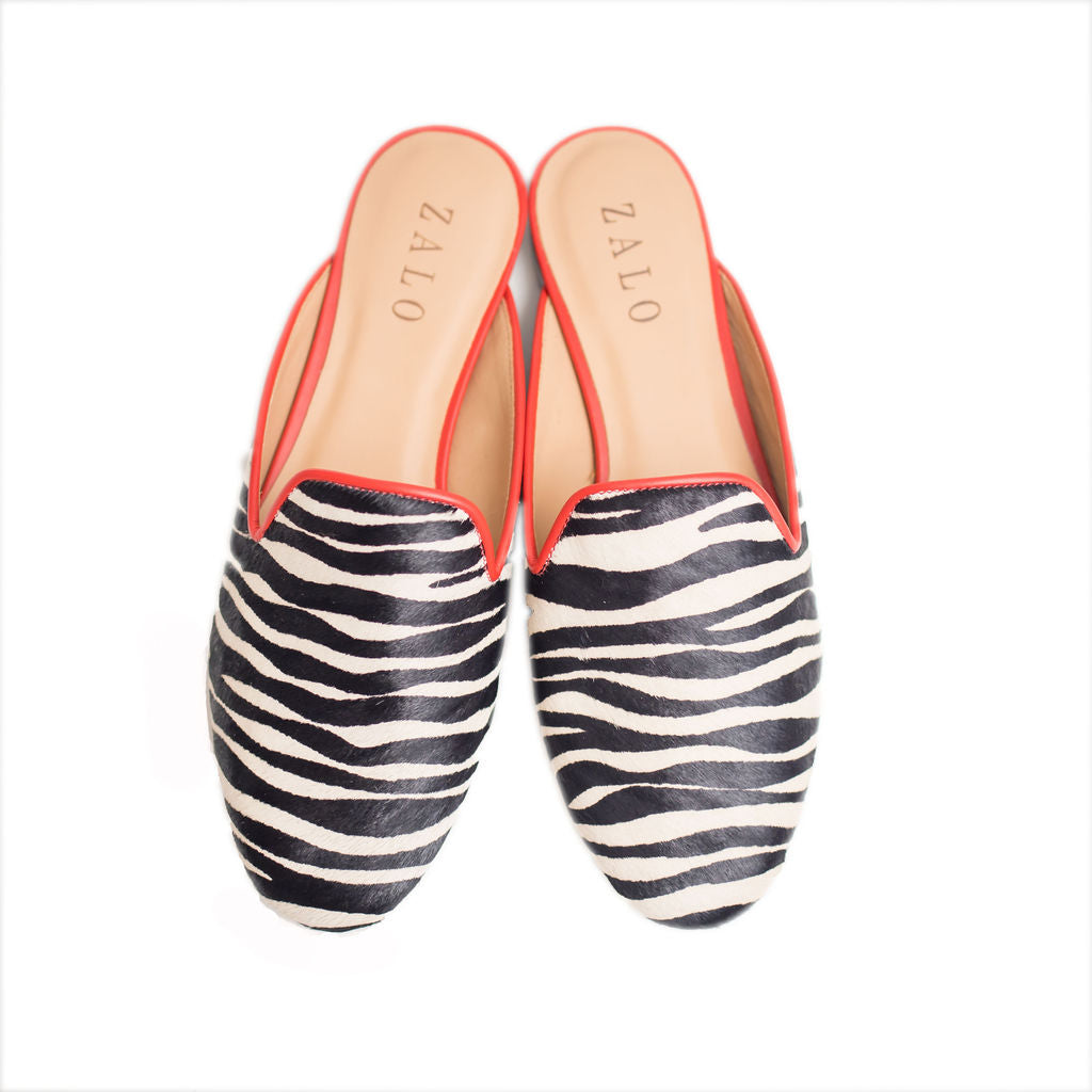 Zahara Calf Hair Mule