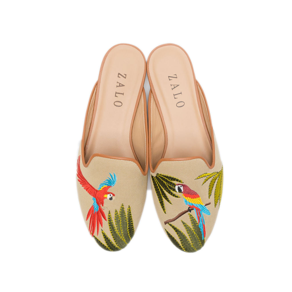 Cotorra parrot natural faille mule