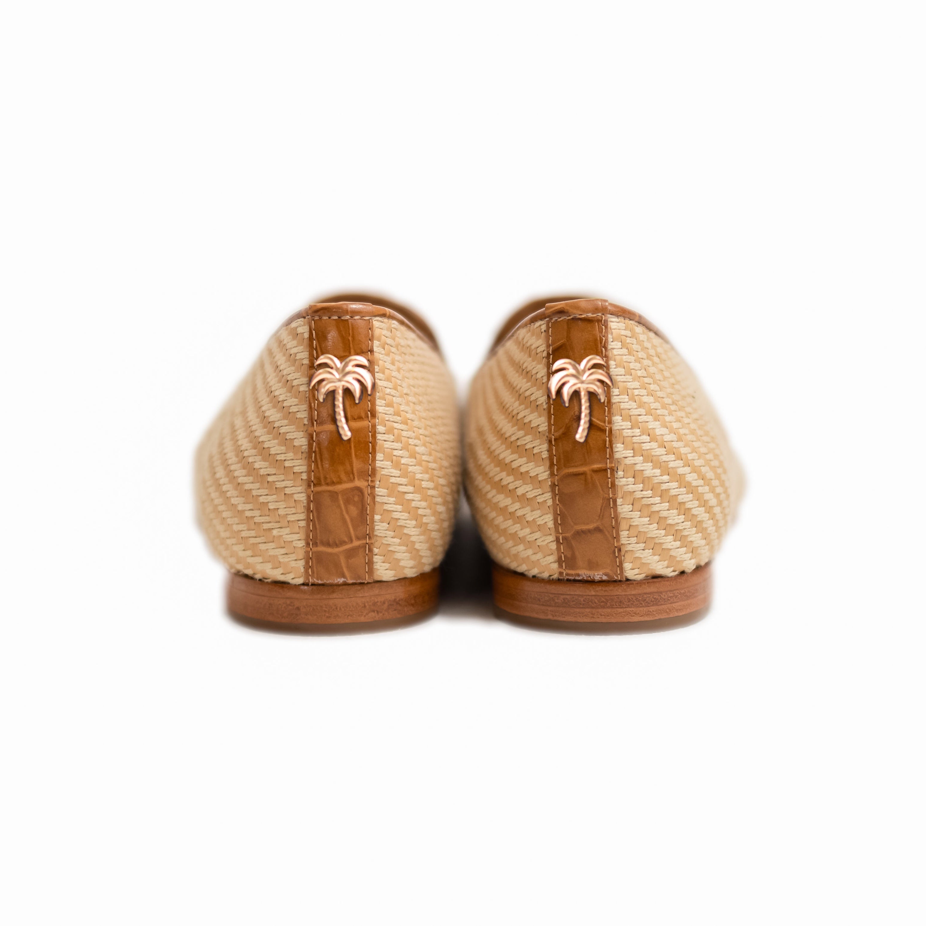 Natural Raffia Slipper