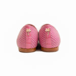 Load image into Gallery viewer, Fuchsia Raffia Slipper
