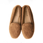 Load image into Gallery viewer, Shearling Slipper Tan
